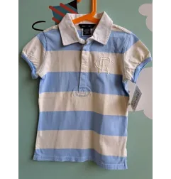 Polo Ralph Lauren Bianca e Azzurra Taglia M / 8-9 A