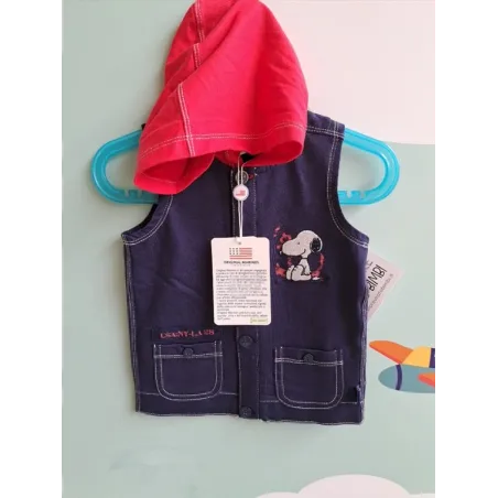 Smanicato Bottoncini Snoopy Original Marines Nuovo 9/12 M