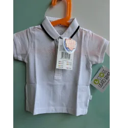 Polo T Shirt Chicco Bianca Nuova 12 M