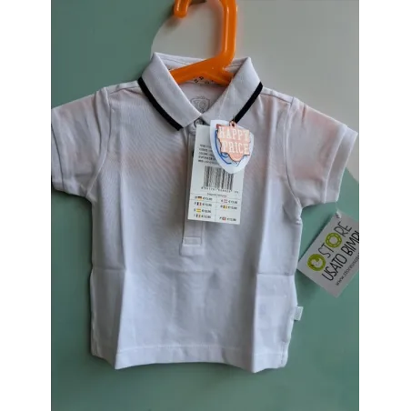 Polo T Shirt Chicco Bianca Nuova 12 M
