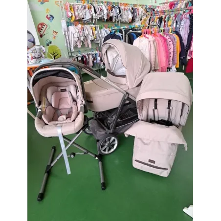 Trio Inglesina Aptica Beige Con Stand Up