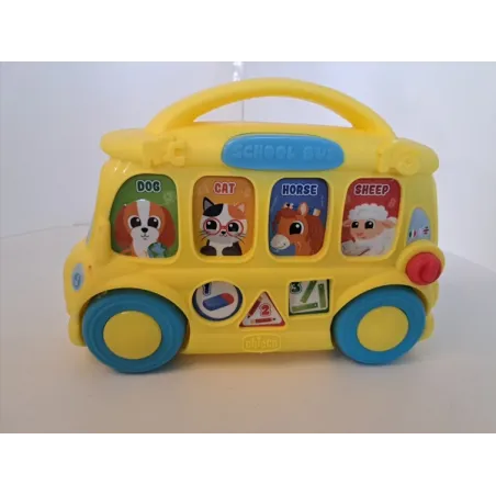 School Bus Chicco Animali Italiano E Inglese