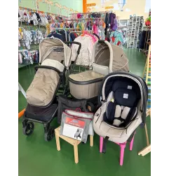 Trio Peg Perego Ypsi Con Accessori: Hme Stand Up, Borsa, Parapioggia e Zanzariera