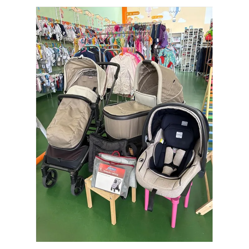 Trio Peg Perego Ypsi Con Accessori: Hme Stand Up, Borsa, Parapioggia e Zanzariera