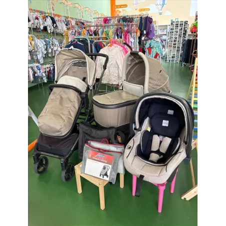 Trio Peg Perego Ypsi Con Accessori: Hme Stand Up, Borsa, Parapioggia e Zanzariera