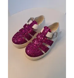 Scarpe Fucsia E Bianche Brillantini Cult N. 27