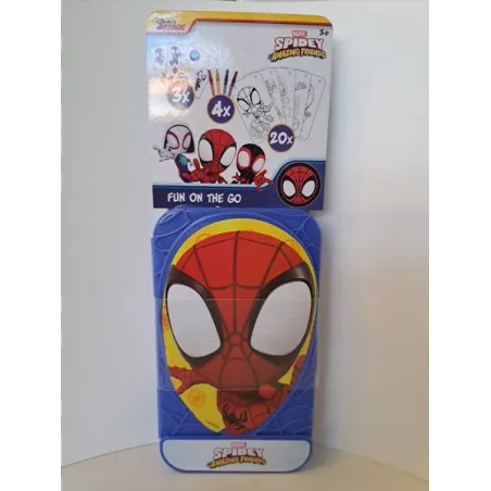 Astuccio Spidey Con Colori E Carte Da Colorare Nuovo