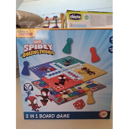 Gioco Da Tavola Spidey 2 In 1 Board Game Nuovo