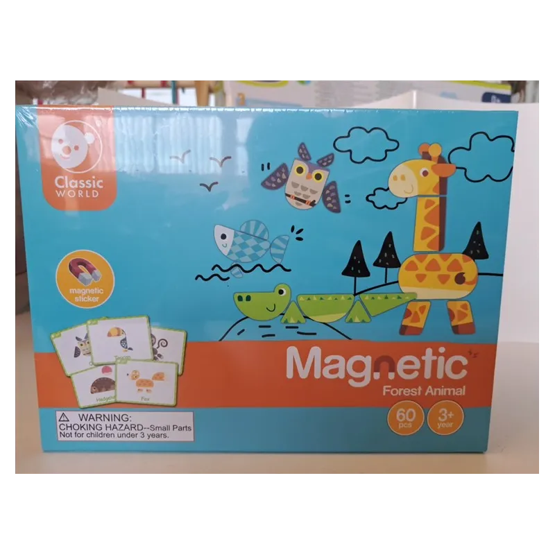 Gioco Magnetico Animali Della Foresta Nuovo