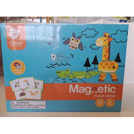 Gioco Magnetico Animali Della Foresta Nuovo
