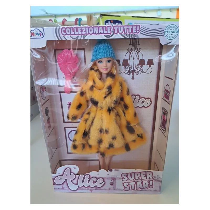 Bambola Tipo Barbie Alice Super Star Nuova