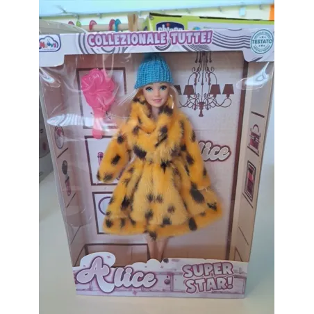 Bambola Tipo Barbie Alice Super Star Nuova