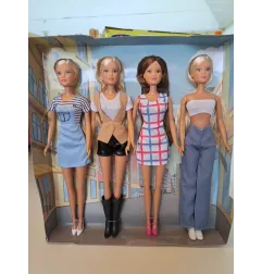 Bambole Tipo Barbie 4 Pz