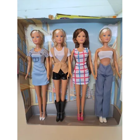 Bambole Tipo Barbie 4 Pz