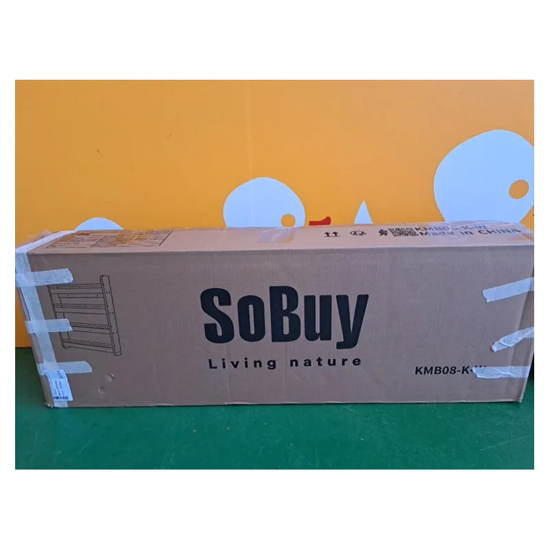 Libreria SoBuy bianca legno, Per muro o Porta 4 ripiani, L60*A80*P12 cm Nuova