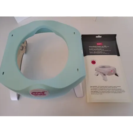 Vasino Poratile Ok Baby Roady - Vasino e Riduttore WC per Bambini Pieghevole Con Refil