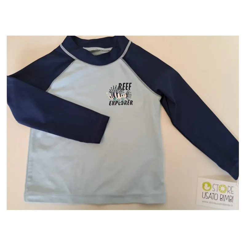 Maglia Maniche Lunghe Uv Protection Carter's Reef Explorer Azzurra 24 M