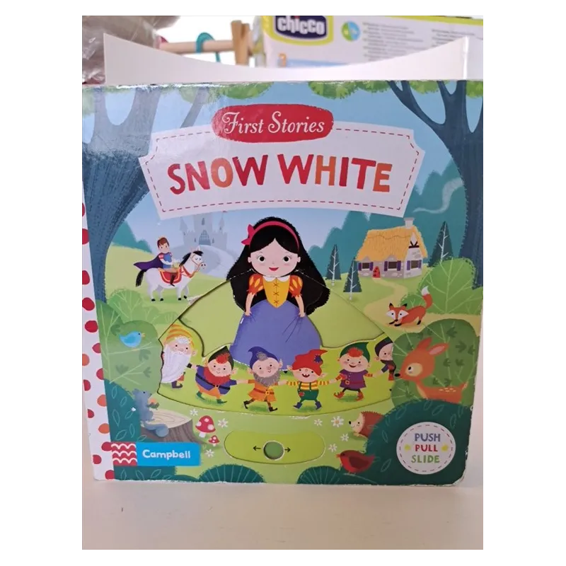 Libro Snowhite In Inglese Push Pull Slide