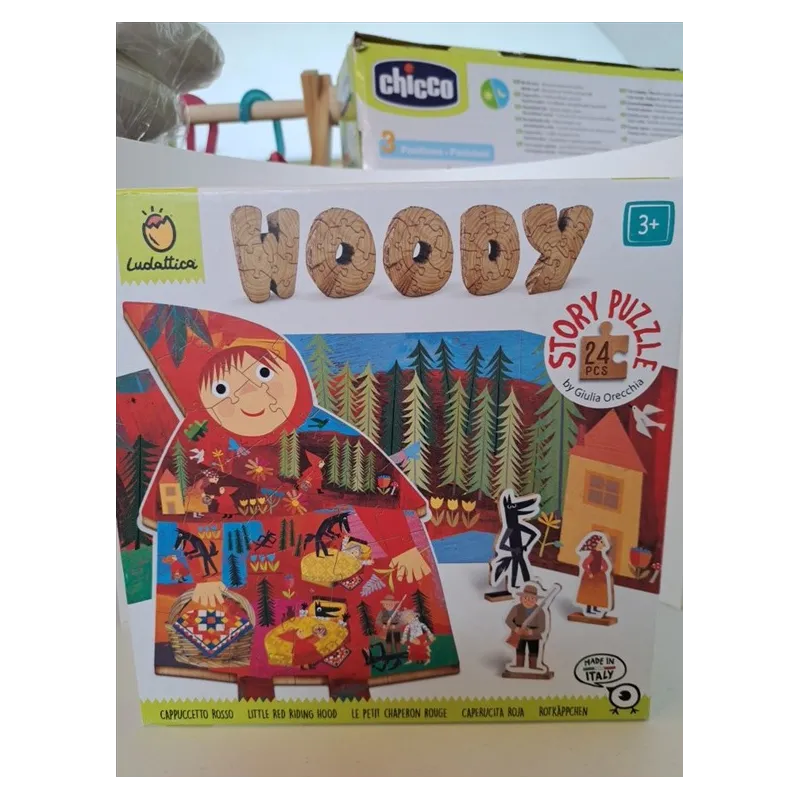 Puzzle Story Cappuccetto Rosso In Legno