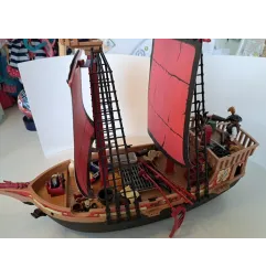 Veliero Dei Pirati Playmobil Con Personaggi e Accessori
