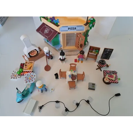 Pizzeria Playmobil Con Personaggi E Accessori