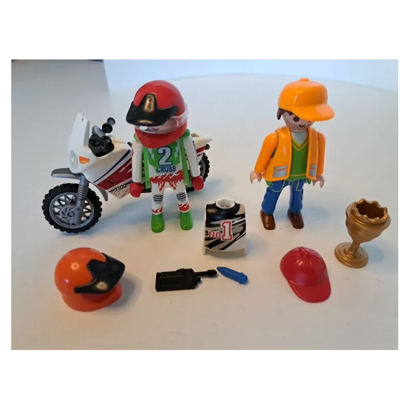 Personaggi Playmobil Con Moto