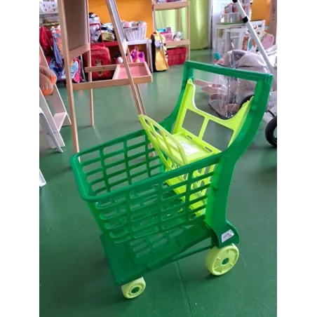 Carrello Della Spesa Giallo E Verde