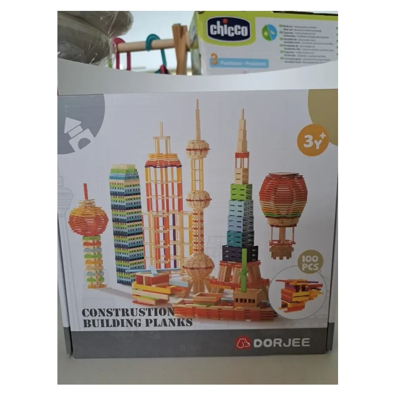 Gioco Costruzioni In Legno Dorjee Nuovo