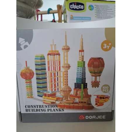 Gioco Costruzioni In Legno Dorjee Nuovo