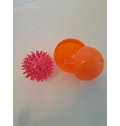 Pallina Rossa Che Si Illumina Con Custodia