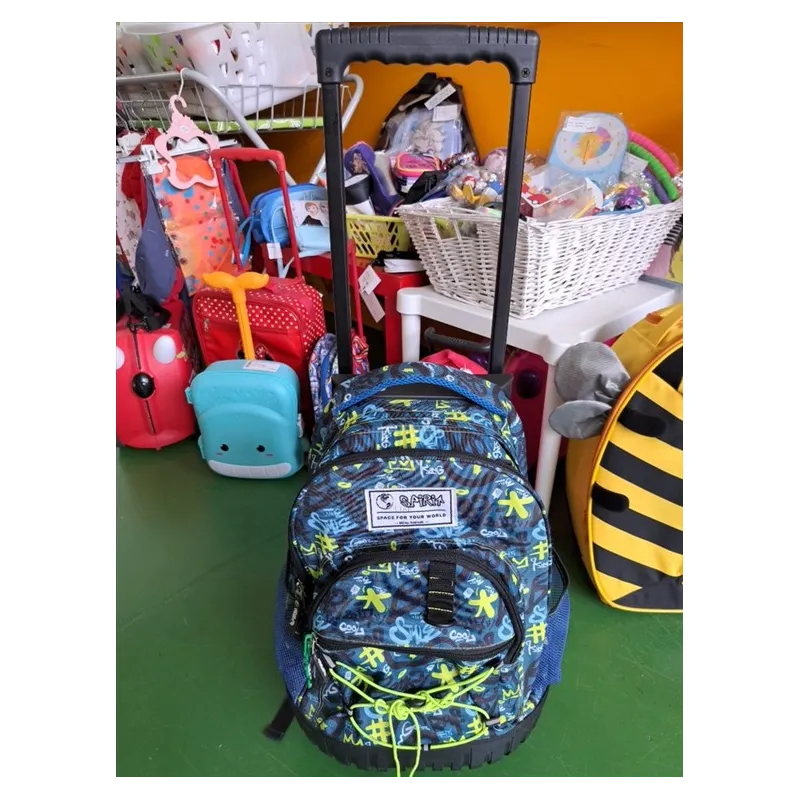 Zaino Trolley Con Scritte Multicolor (indicato Nome Ma Cancellabile)