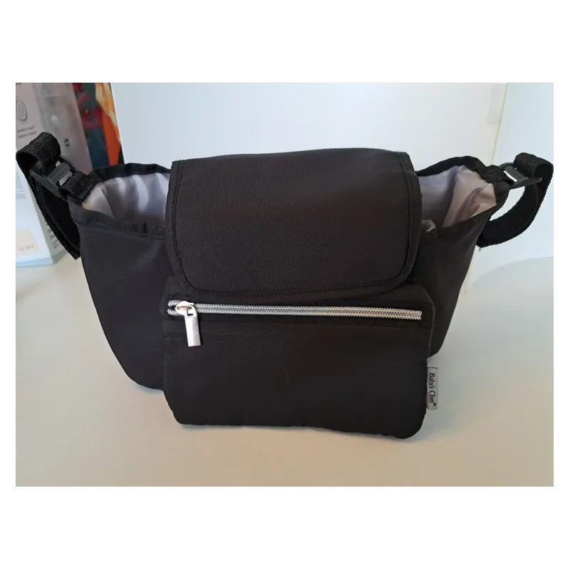 Mini Borsa Passeggino Nera Baby Clan