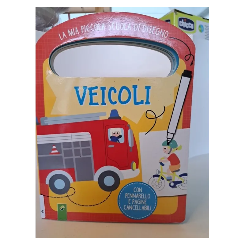Libro Con Pagine Cancellabili I Veicoli - Manca Pennarelo Ma Vanno Bene I Lavabili