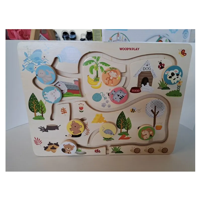 Pannello In Legno Animali Wood'n Play