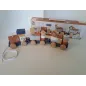 Trenino In Legno Speedy Monkey Trainabile Impilabile