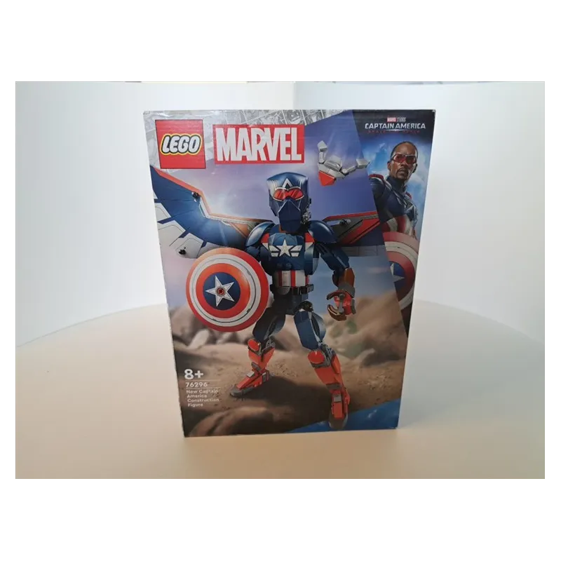 LEGO | Marvel 76296 Personaggio Costruibile di Captain America Snodabile