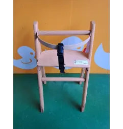 Seggiolino Pappa Per Bambole In Legno