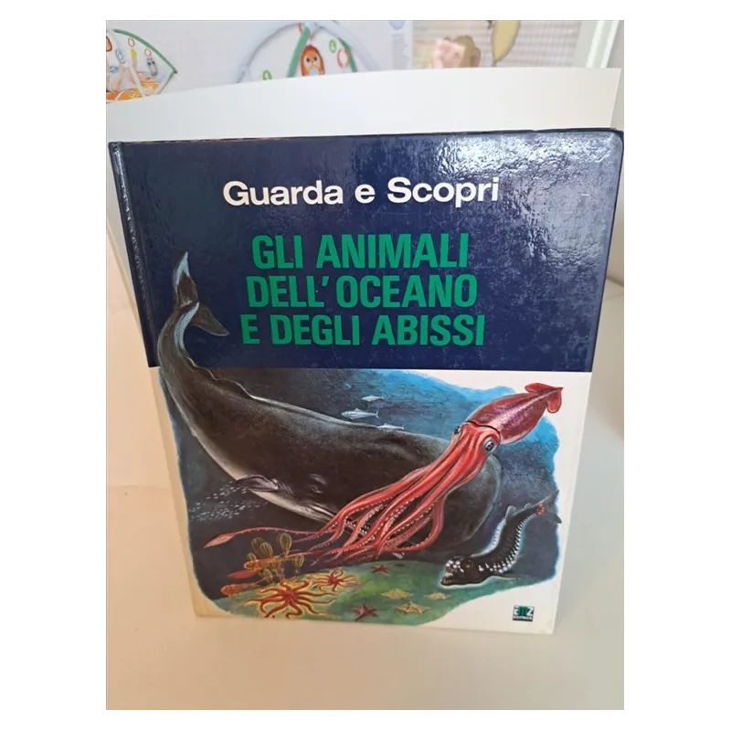 Libro Vintage Gli Animali Dell'oceano E Degli Abissi
