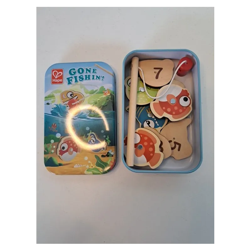 Gioco Tascabile Pesca In Legno Hape Go Fishing