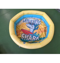 Piscina Gonfiabile Tonda Gialla E Blu