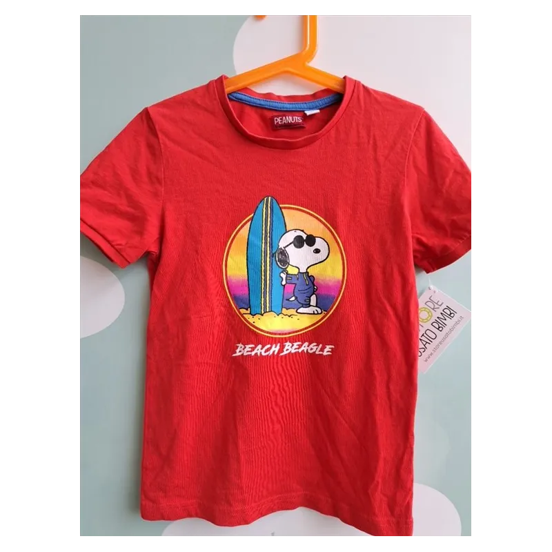 T-shirt Rossa Peanuts Snoopy 7 A