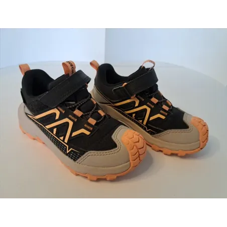 Scarpe Da Trekking Basse Arancioni E Nere Quechua Crossrock Decathlon N.24