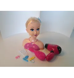 Bambola Testa Per Acconciare + Accessori