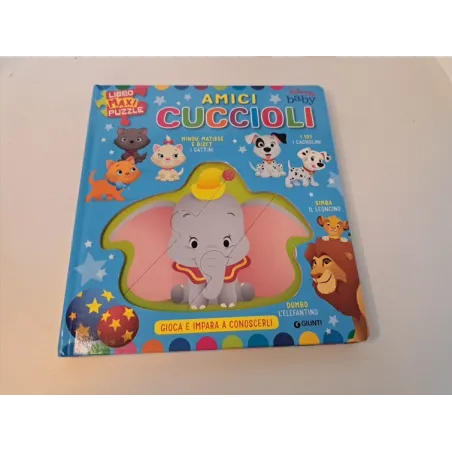 LIbro Amici Cuccioli Maxi Puzzle Disney
