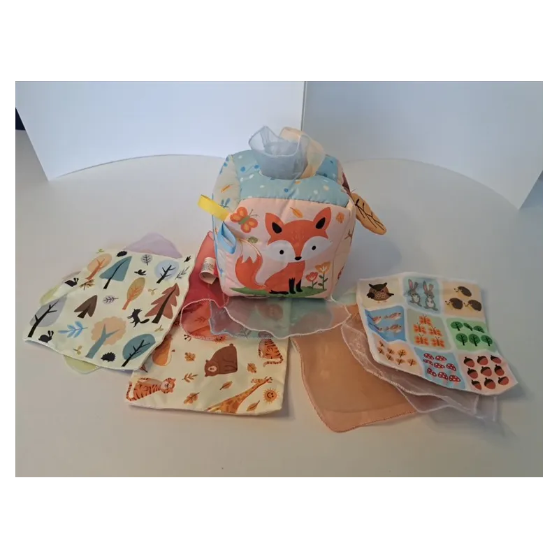 Gioco Tattile "scatola" Di Fazzoletti Hahaland