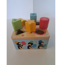 Gioco Incastri In Legno Pinguino