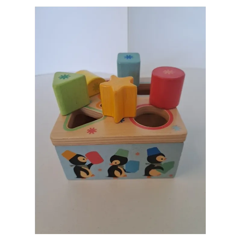 Gioco Incastri In Legno Pinguino