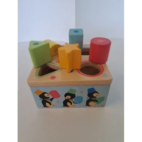 Gioco Incastri In Legno Pinguino