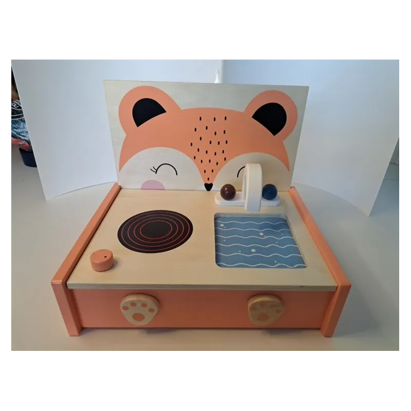 Cucina In Legno Portatile Arancione