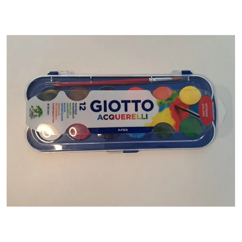 GIOTTO ACQUERELLI Nuovi 12 PZ